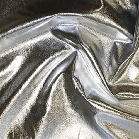 fabric that looks like metal|silver metallic fabric.